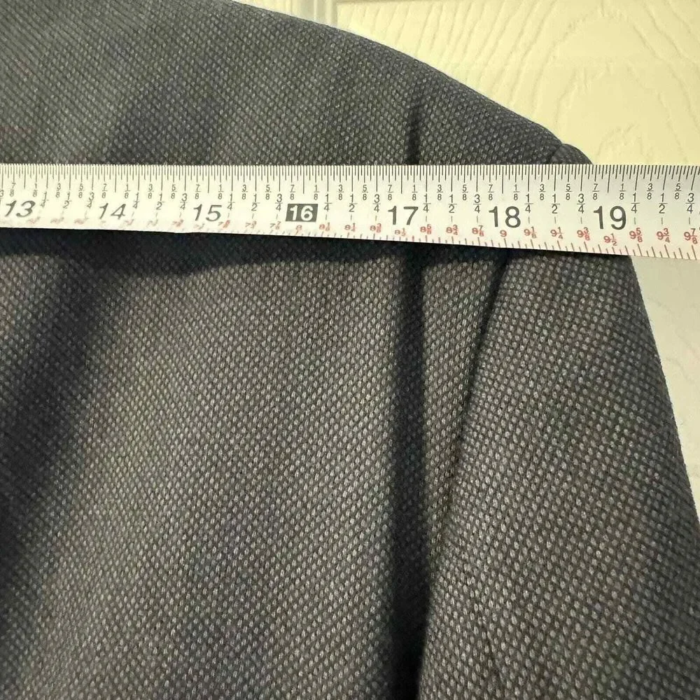 Monsieur Givenchy Blazer Mens 42R Black Suit Jacket‎ Sport Coat Two Button US